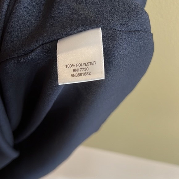 The Webster Miami Navy Pink Palm Tree Print Maxi Dress Size 6 - Picture 6 of 6